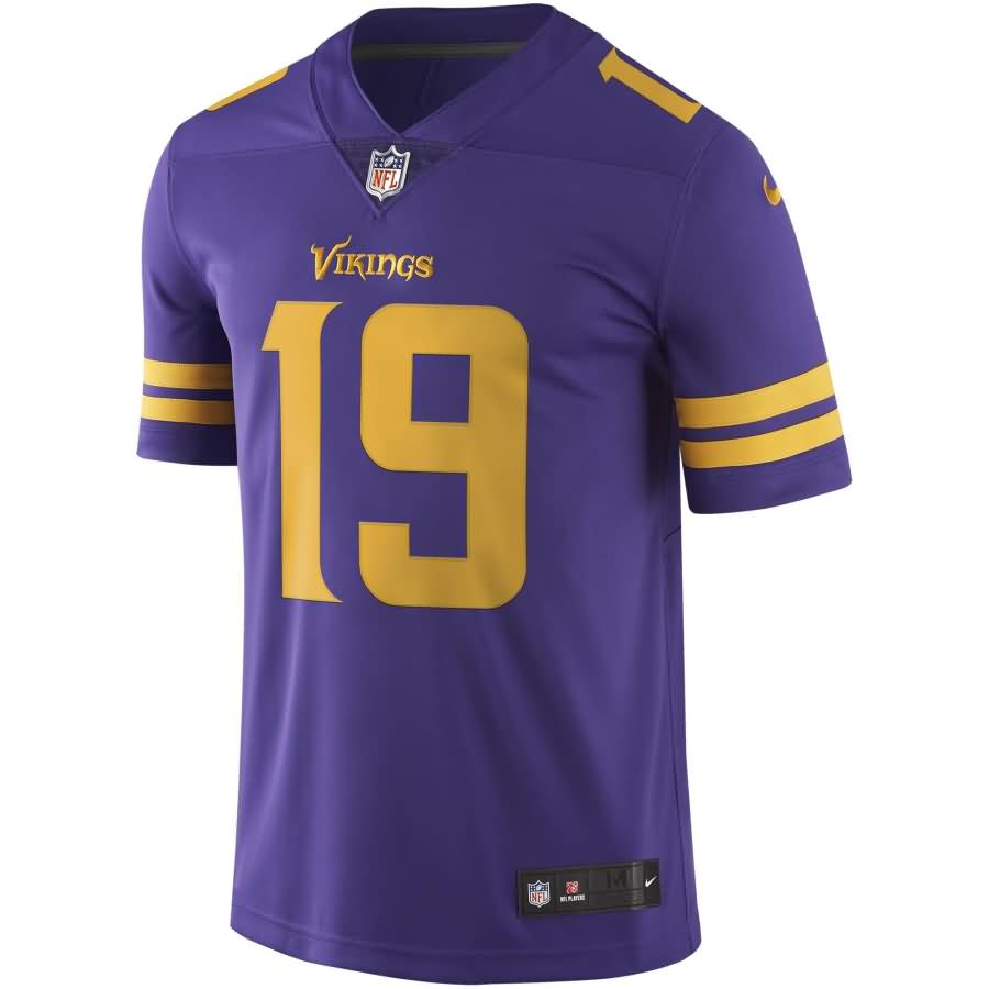 Adam Thielen Minnesota Vikings Nike Vapor Untouchable Color Rush Limited Player Jersey - Purple