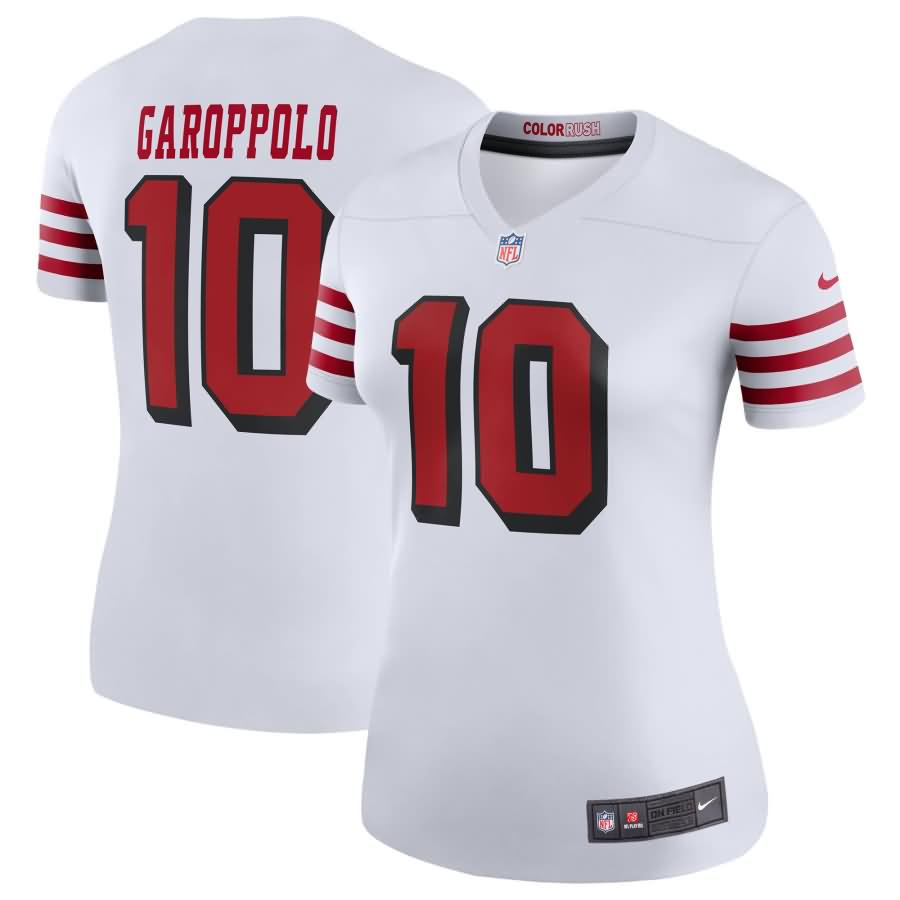 Jimmy Garoppolo San Francisco 49ers Nike Women's Color Rush Legend Player Jersey - White