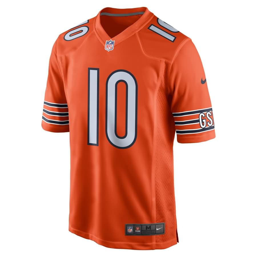 Mitchell Trubisky Chicago Bears Nike Alternate Game Jersey - Orange