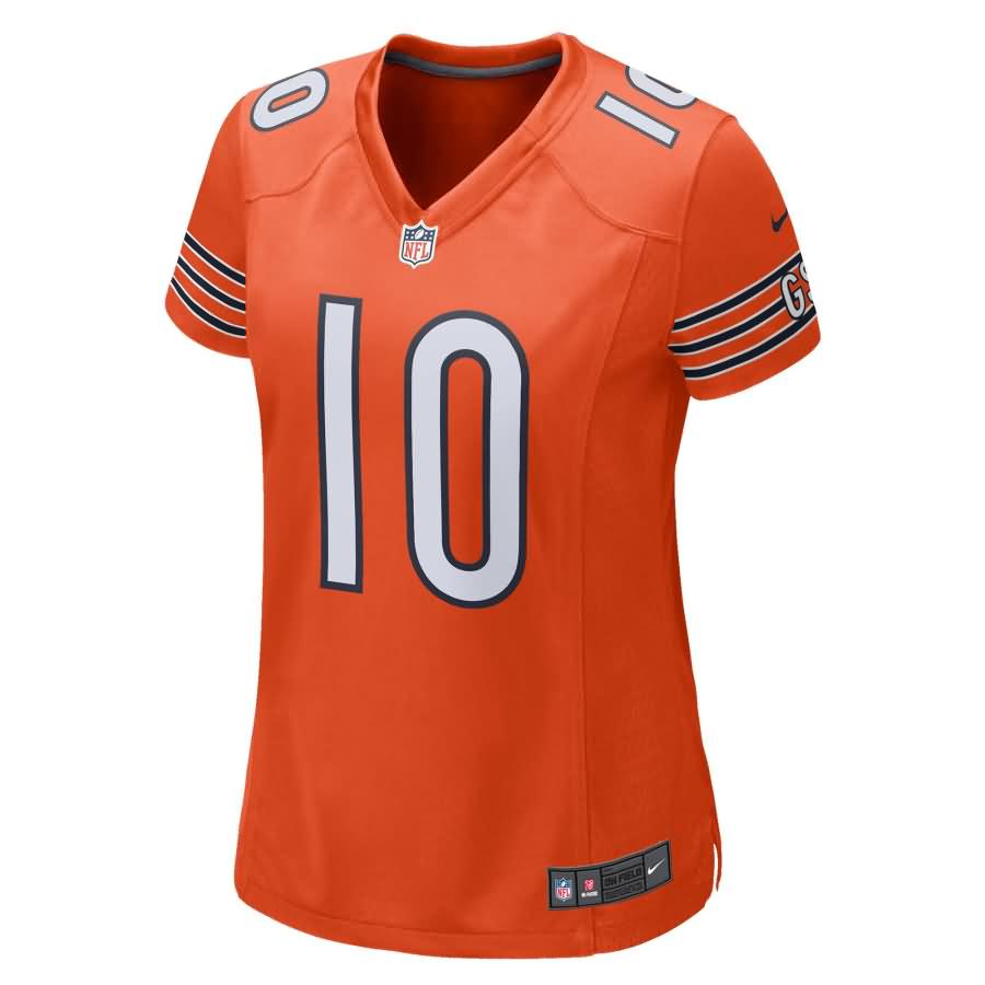 Mitchell Trubisky Chicago Bears Nike Women's Alternate Game Jersey - Orange