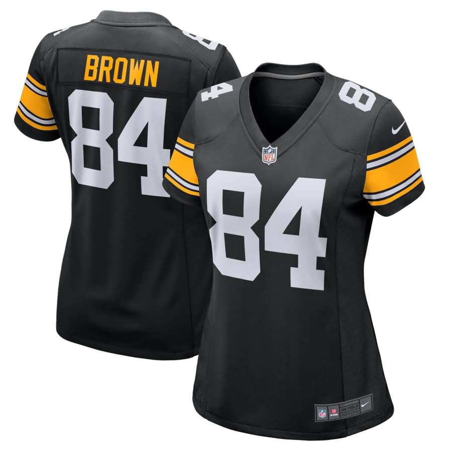 Antonio Brown Pittsburgh Steelers Nike Women's Alternate Game Jersey - Black