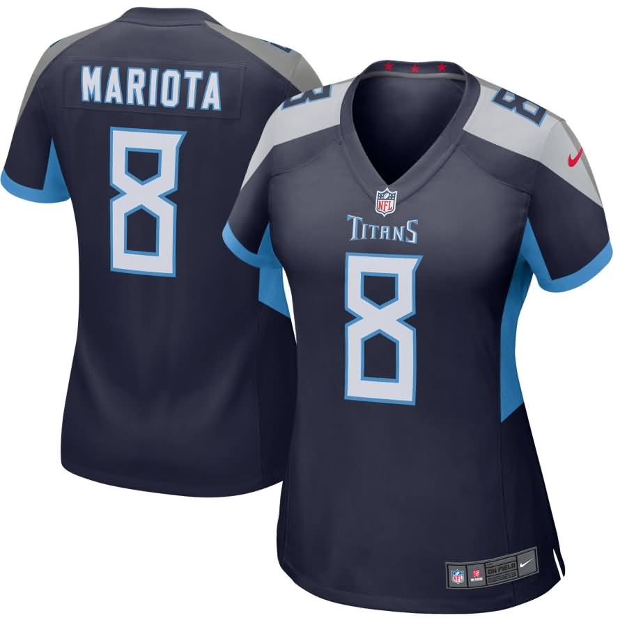 Marcus Mariota Tennessee Titans Nike Women's New 2018 Game Jersey - Navy