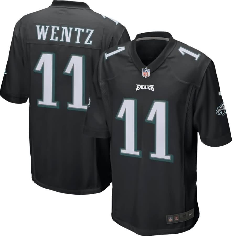 Carson Wentz Philadelphia Eagles Nike Game Event Jersey - Black