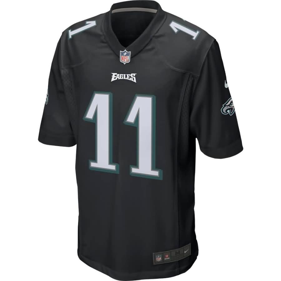 Carson Wentz Philadelphia Eagles Nike Game Event Jersey - Black