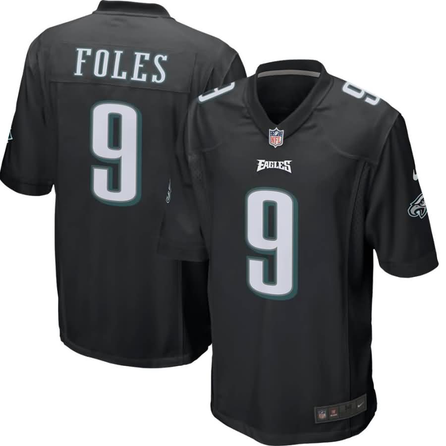 Nick Foles Philadelphia Eagles Nike Game Event Jersey - Black