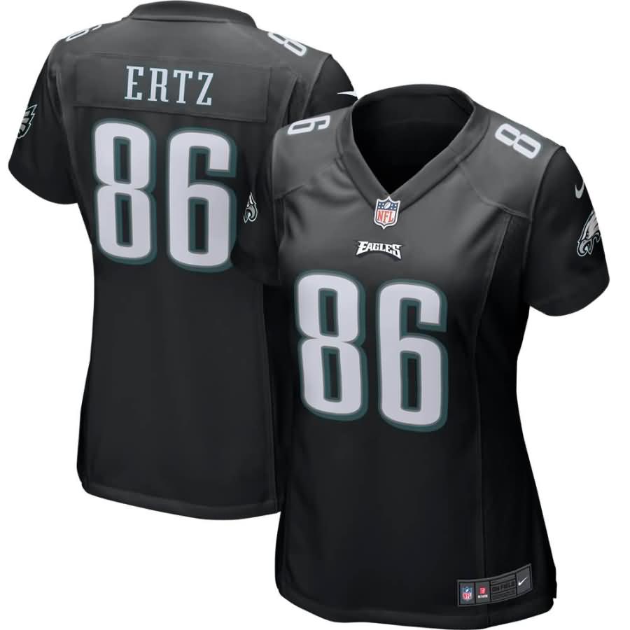 Zach Ertz Philadelphia Eagles Nike Women's Game Event Jersey - Black