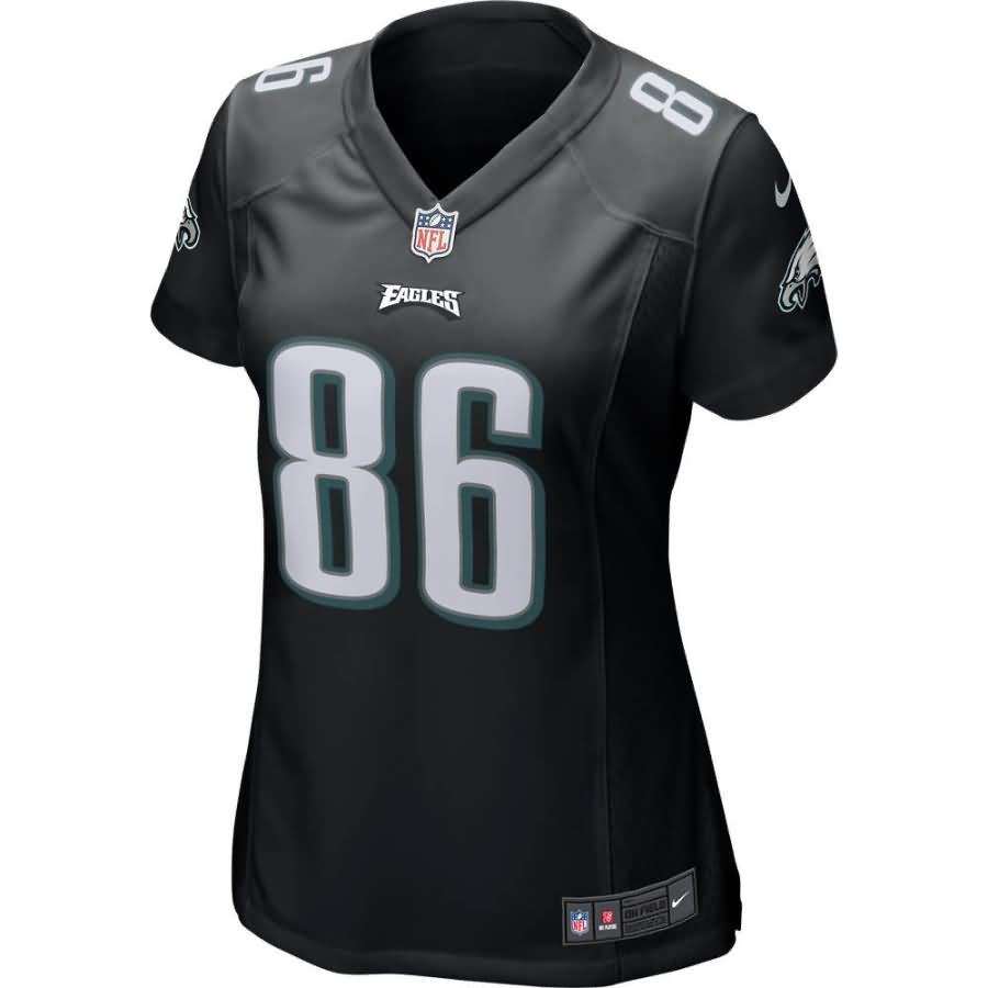 Zach Ertz Philadelphia Eagles Nike Women's Game Event Jersey - Black