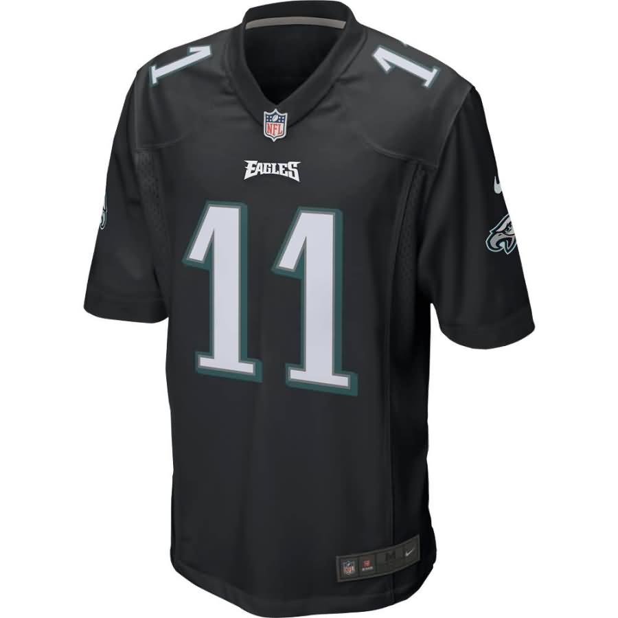 Carson Wentz Philadelphia Eagles Nike Youth Game Event Jersey - Black