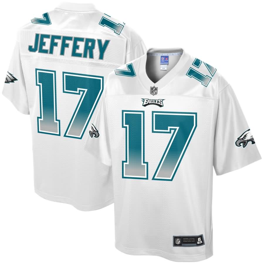 Alshon Jeffery Philadelphia Eagles NFL Pro Line by Fanatics Branded Fade Fashion Jersey - White