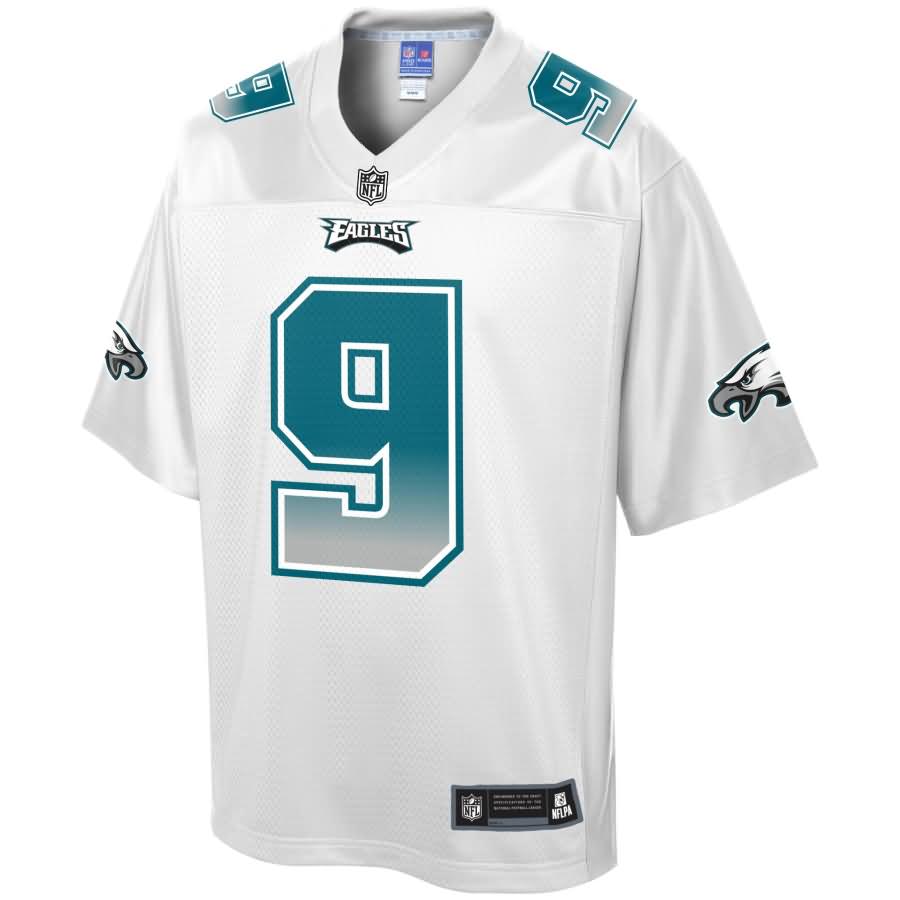 Nick Foles Philadelphia Eagles NFL Pro Line by Fanatics Branded Fade Fashion Jersey - White