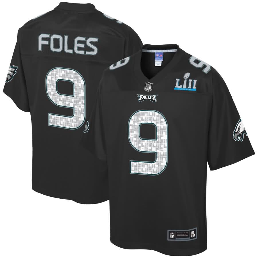 Nick Foles Philadelphia Eagles NFL Pro Line by Fanatics Branded Super Bowl LII Fashion Jersey - Black