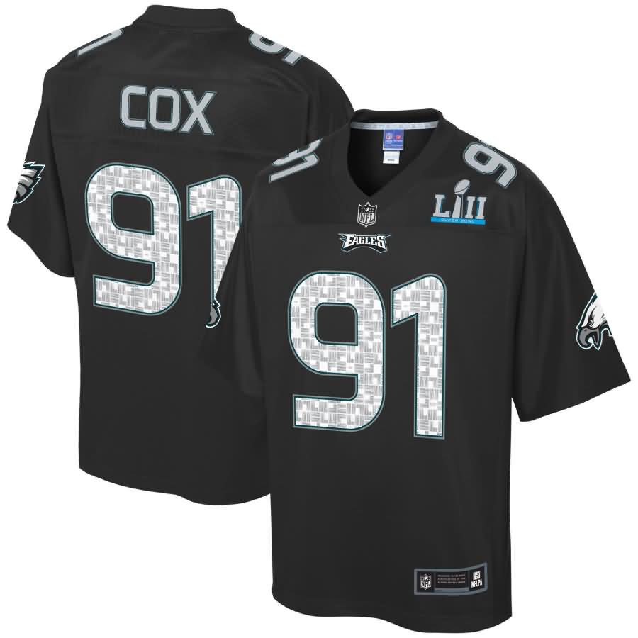 Fletcher Cox Philadelphia Eagles NFL Pro Line by Fanatics Branded Super Bowl LII Fashion Jersey - Black