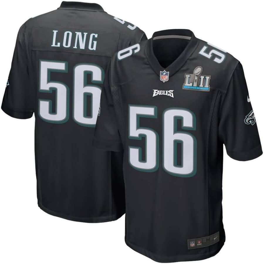 Chris Long Philadelphia Eagles Nike Youth Super Bowl LII Game Event Jersey - Black