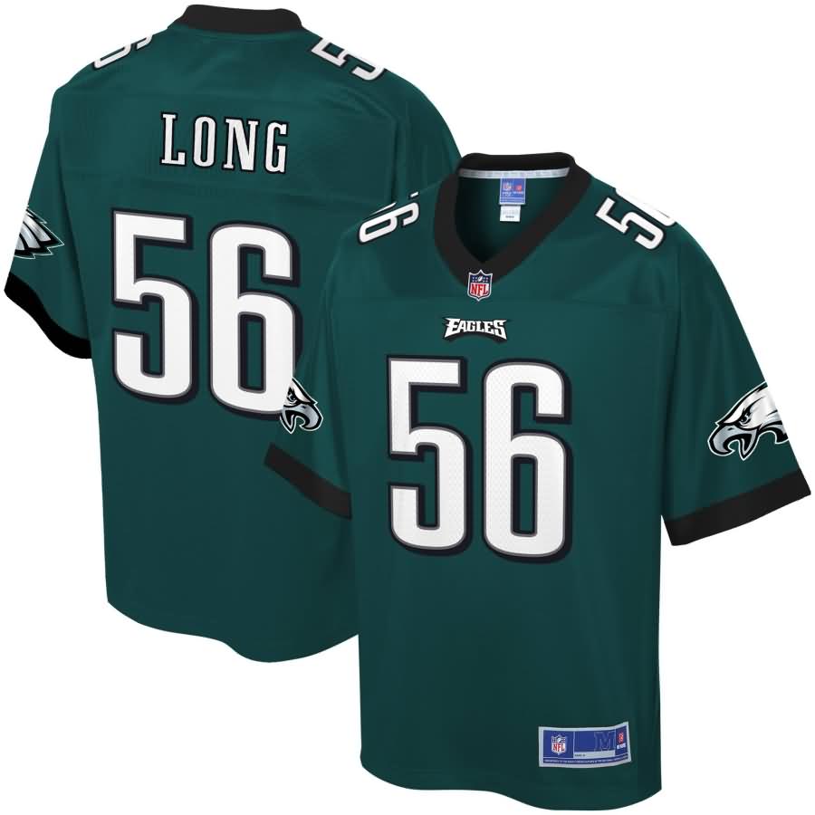 Chris Long Philadelphia Eagles NFL Pro Line Team Color Jersey - Midnight Green