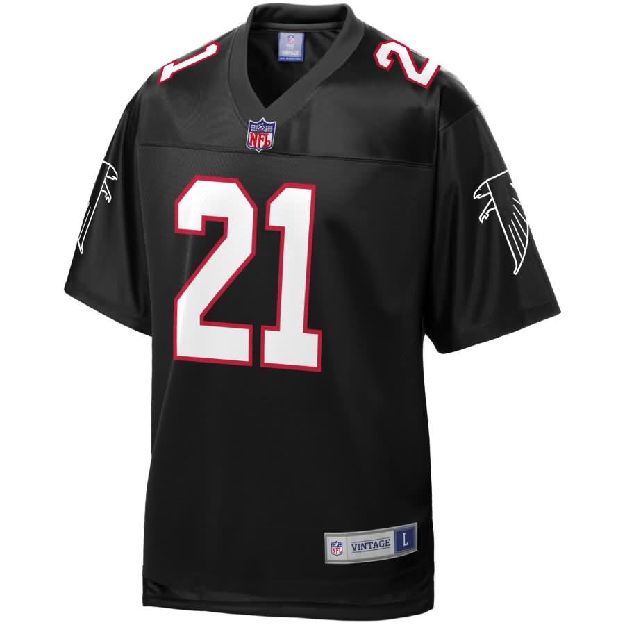 Deion Sanders Atlanta Falcons NFL Pro Line Retired Player Jersey - Black