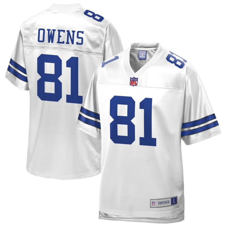 Terrell Owens Dallas Cowboys NFL Pro Line Retired Team Player Jersey - White