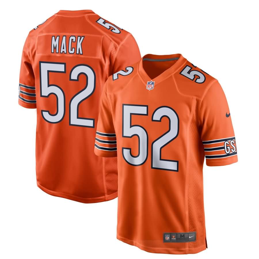 Khalil Mack Chicago Bears Nike Game Jersey - Orange