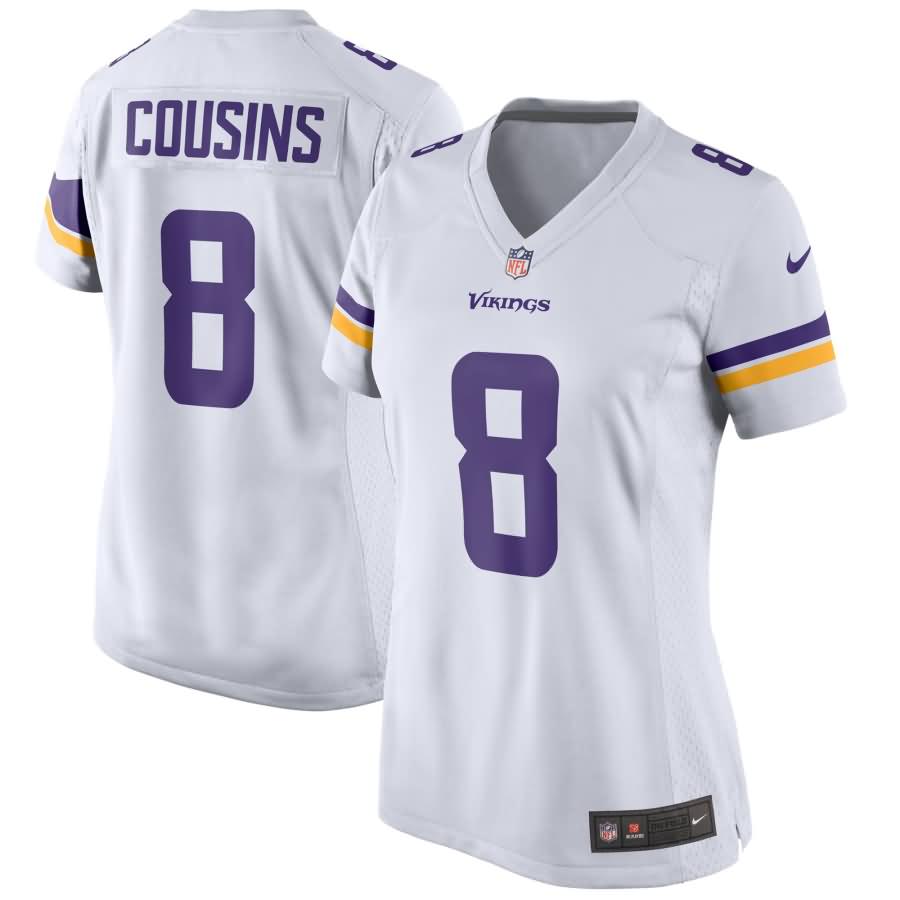 Kirk Cousins Minnesota Vikings Nike Women's Game Jersey - White