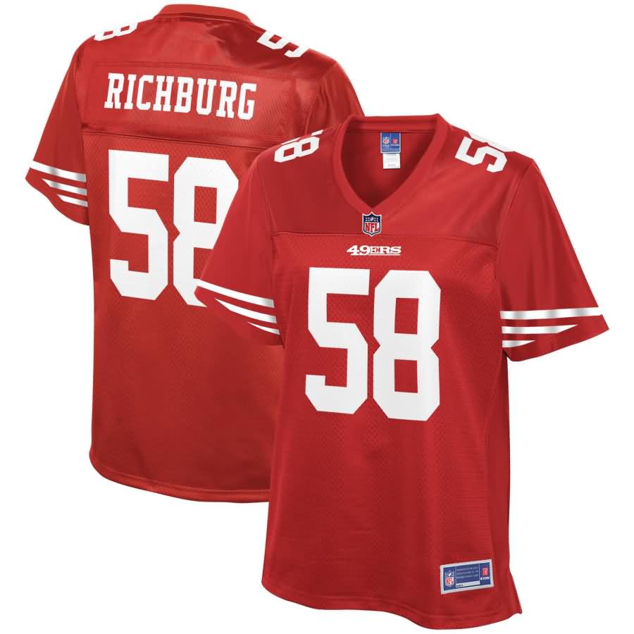 Weston Richburg San Francisco 49ers NFL Pro Line Women's Team Color Player Jersey - Scarlet