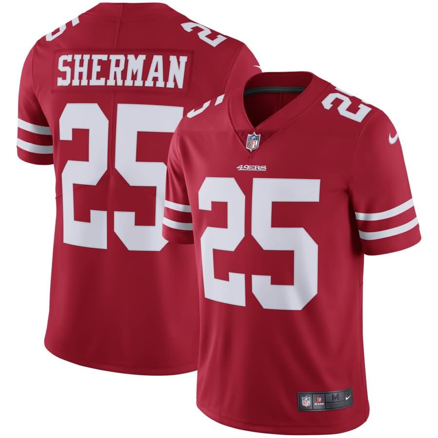 Richard Sherman San Francisco 49ers Nike Vapor Untouchable Limited Jersey - Scarlet