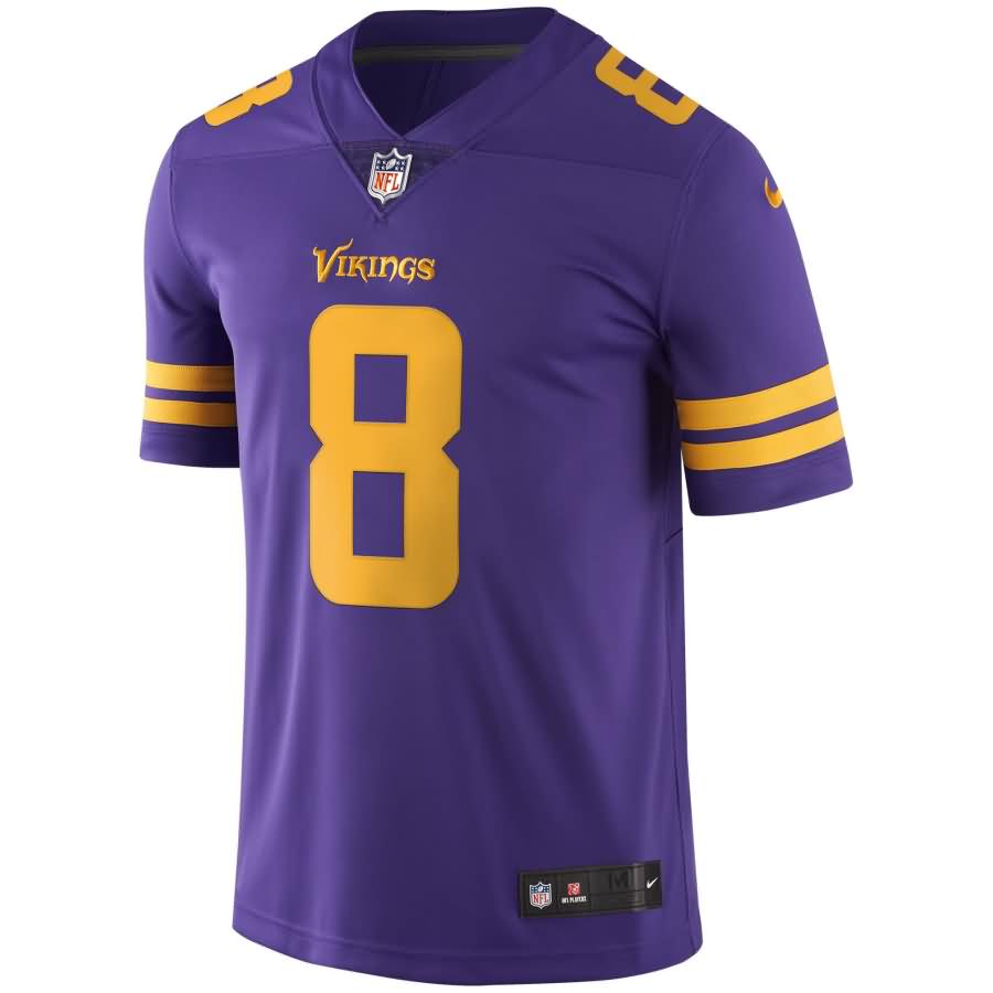 Kirk Cousins Minnesota Vikings Nike Color Rush Limited Jersey - Purple