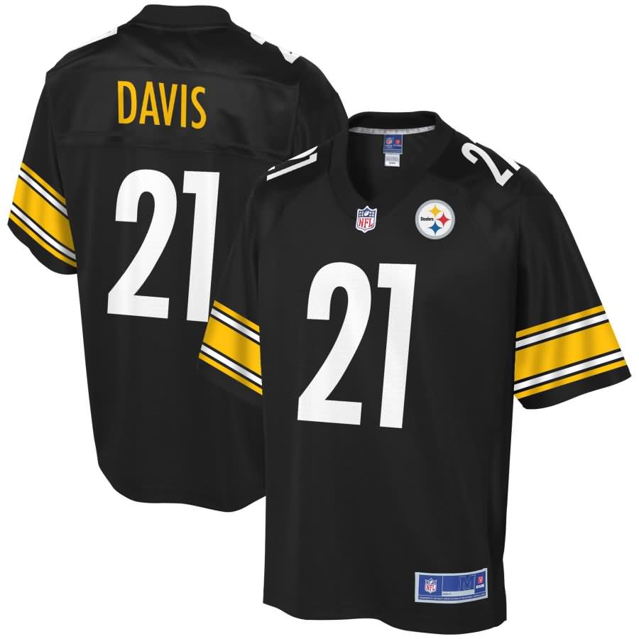 Sean Davis Pittsburgh Steelers NFL Pro Line Youth Team Color Player Jersey - Black