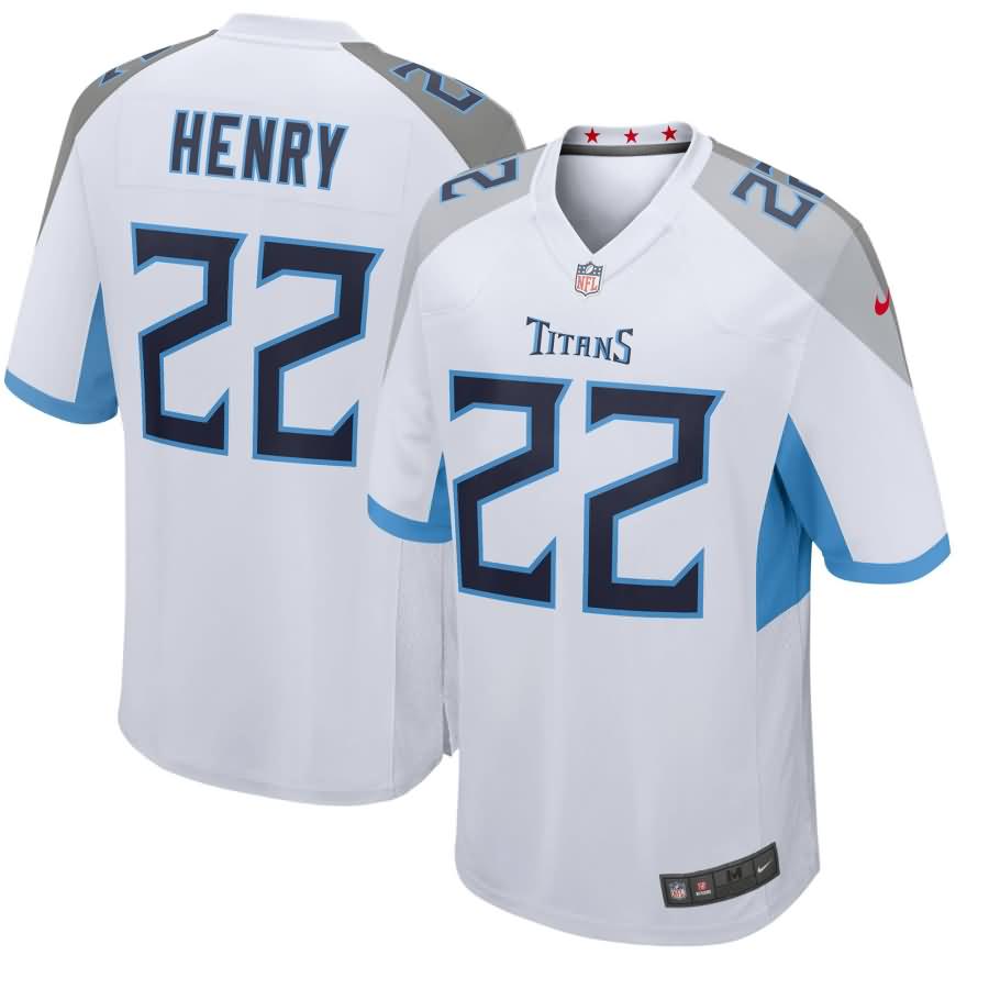 Derrick Henry Tennessee Titans Nike New 2018 Game Jersey - White