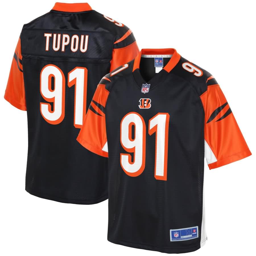 Josh Tupou Cincinnati Bengals NFL Pro Line Player Jersey - Black