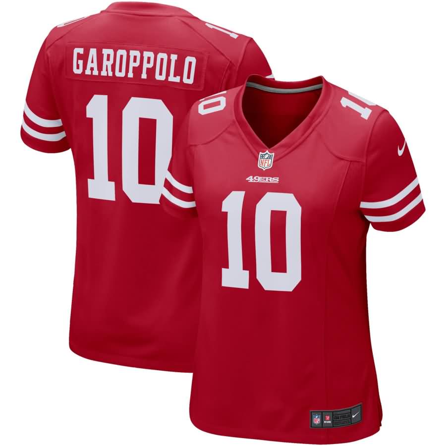 Jimmy Garoppolo San Francisco 49ers Nike Women's Game Jersey - Scarlet