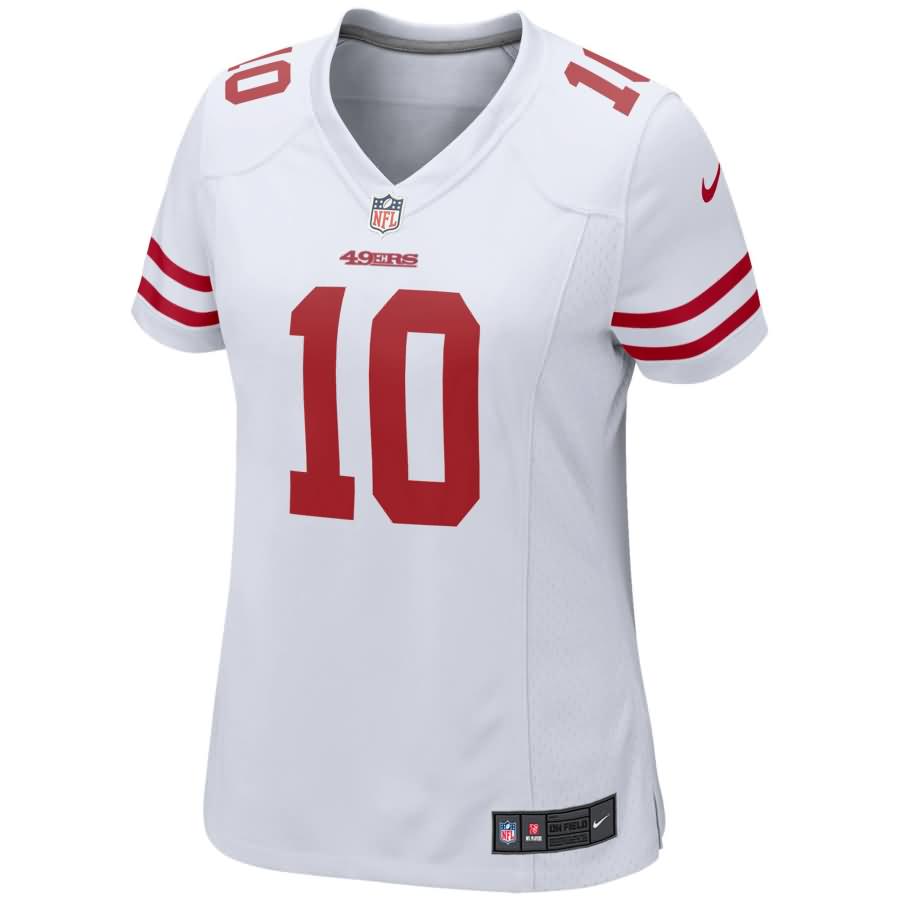 Jimmy Garoppolo San Francisco 49ers Nike Women's Team Color Game Jersey - White