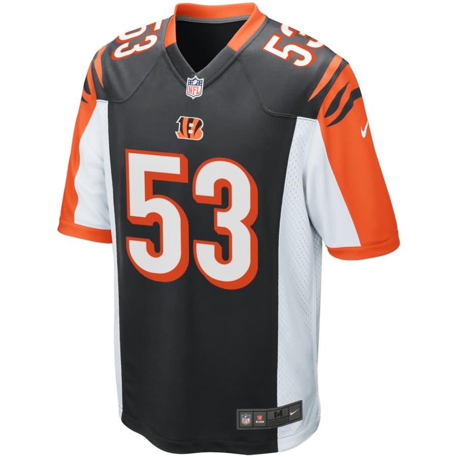 Billy Price Cincinnati Bengals Nike 2018 NFL Draft First Round Pick Game Jersey - Black