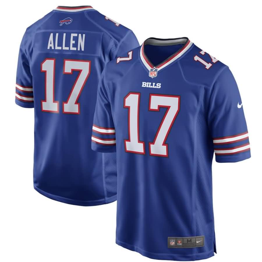 Josh Allen Buffalo Bills Nike 2018 NFL Draft First Round Pick Game Jersey - Royal