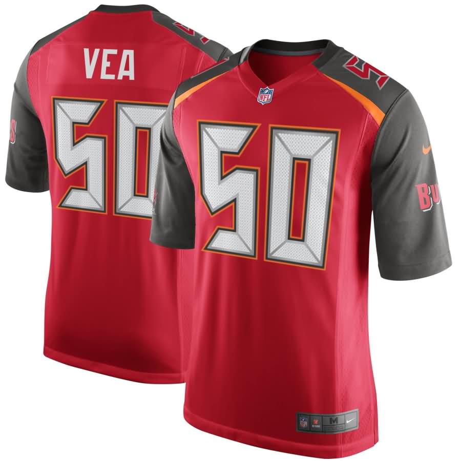 Vita Vea Tampa Bay Buccaneers Nike 2018 NFL Draft First Round Pick Game Jersey - Red