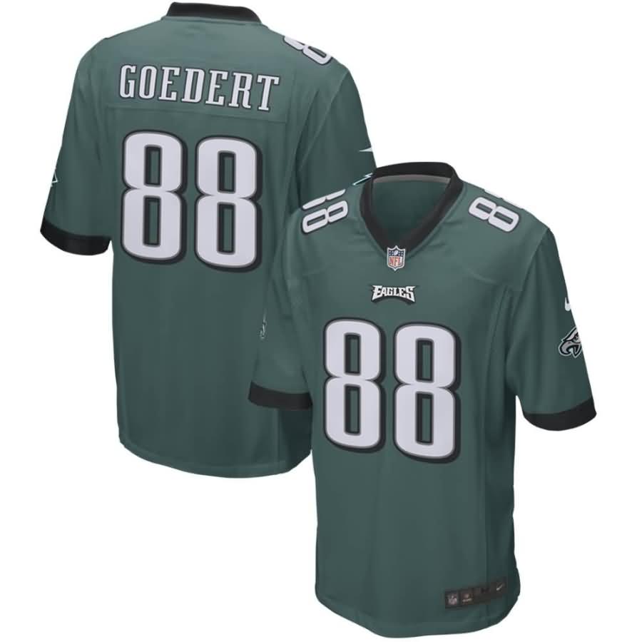 Dallas Goedert Philadelphia Eagles Nike 2018 NFL Draft Pick Game Jersey - Midnight Green