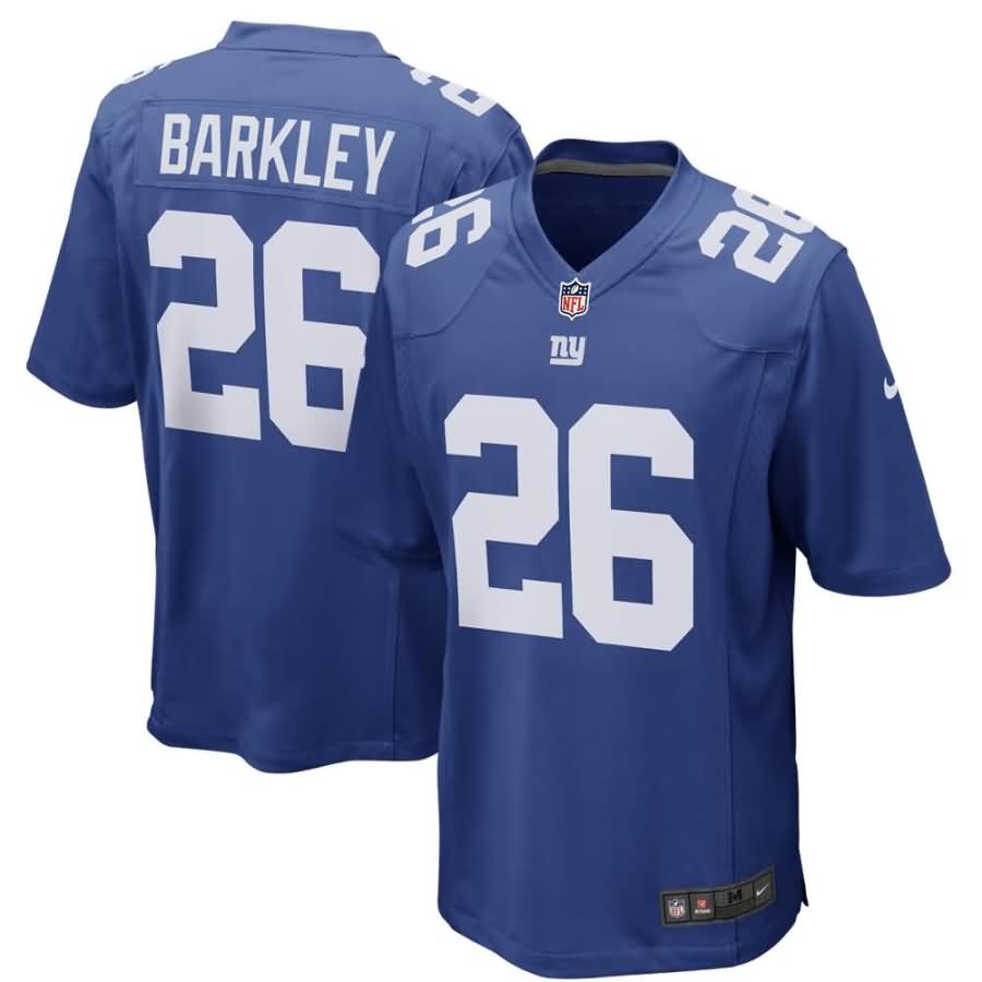 Saquon Barkley New York Giants Nike 2018 NFL Draft First Round Pick Game Jersey - Royal