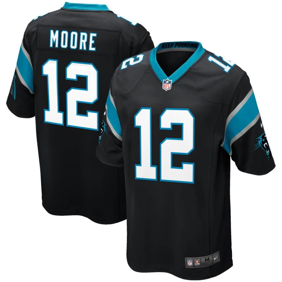 DJ Moore Carolina Panthers Nike 2018 NFL Draft First Round Pick Game Jersey - Black