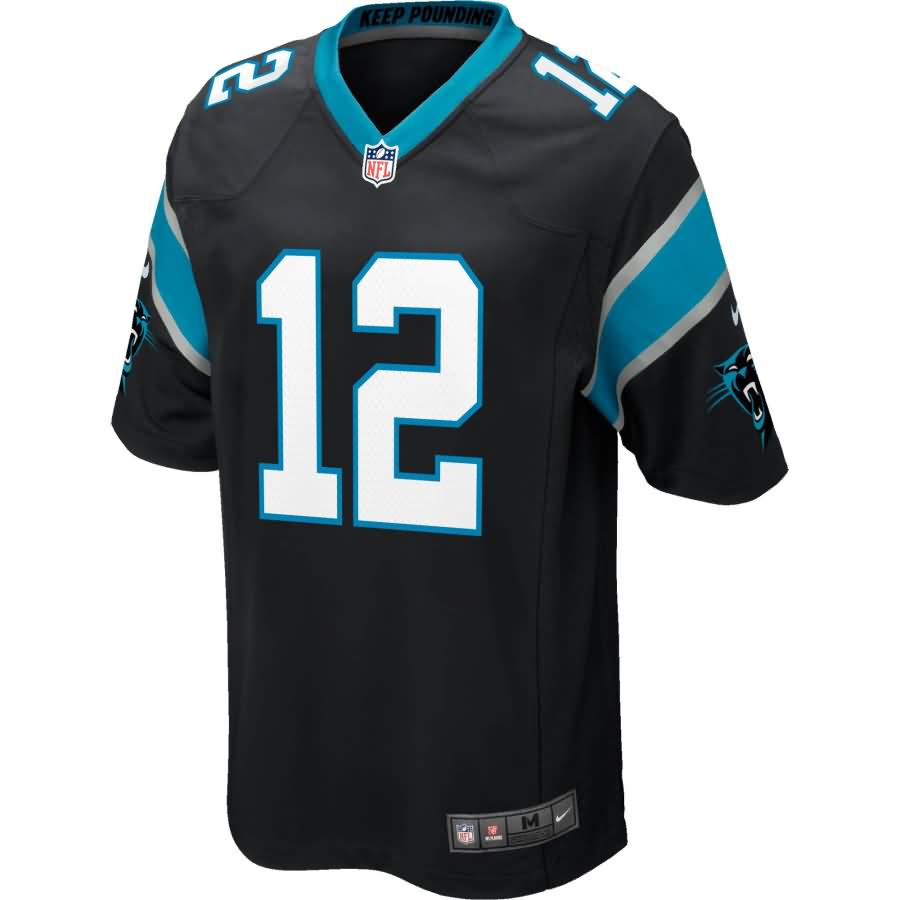 DJ Moore Carolina Panthers Nike 2018 NFL Draft First Round Pick Game Jersey - Black