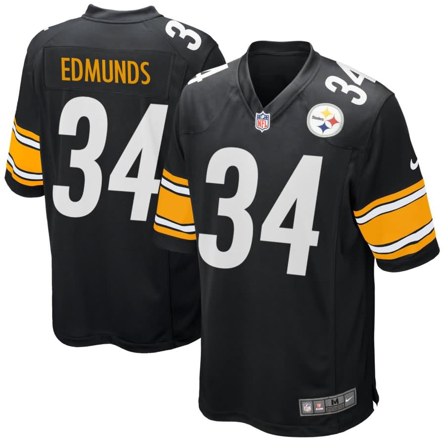 Terrell Edmunds Pittsburgh Steelers Nike 2018 NFL Draft First Round Pick Game Jersey - Black