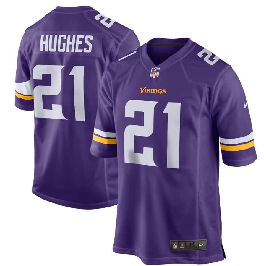 Mike Hughes Minnesota Vikings Nike 2018 NFL Draft First Round Pick Game Jersey - Purple