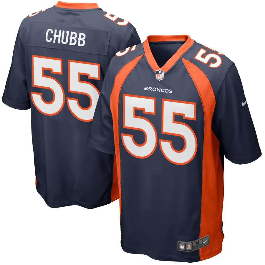 Bradley Chubb Denver Broncos Nike 2018 NFL Draft Pick Game Jersey - Navy