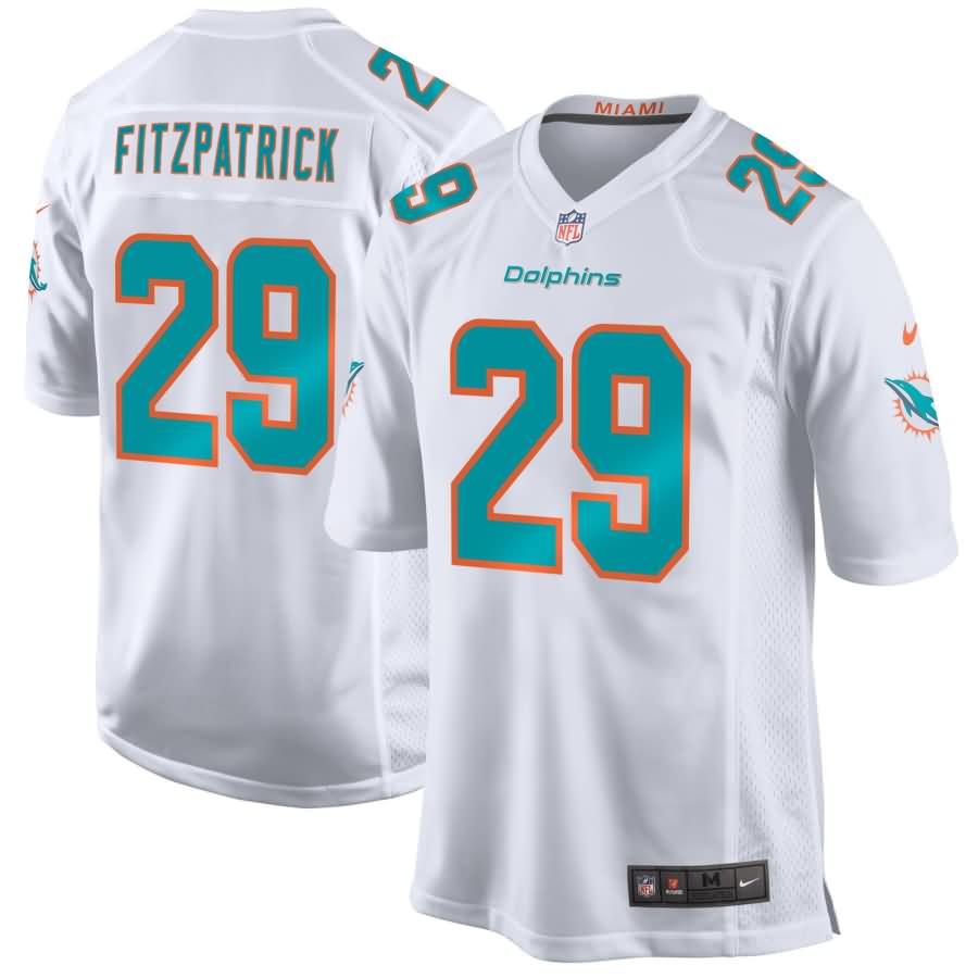 Minkah Fitzpatrick Miami Dolphins Nike 2018 NFL Draft Pick Game Jersey - White