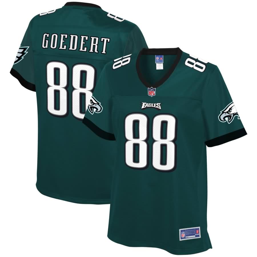 Dallas Goedert Philadelphia Eagles NFL Pro Line Women's Player Jersey - Midnight Green