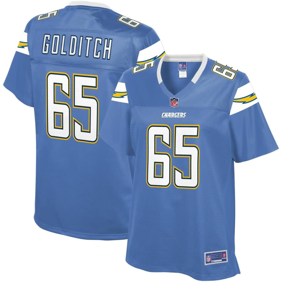 Zach Golditch Los Angeles Chargers NFL Pro Line Women's Alternate Player Jersey - Powder Blue