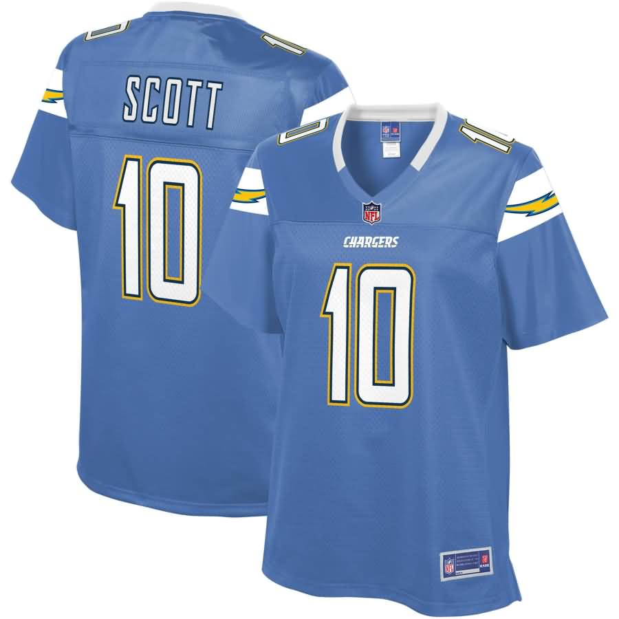 Artavis Scott Los Angeles Chargers NFL Pro Line Women's Alternate Player Jersey - Powder Blue