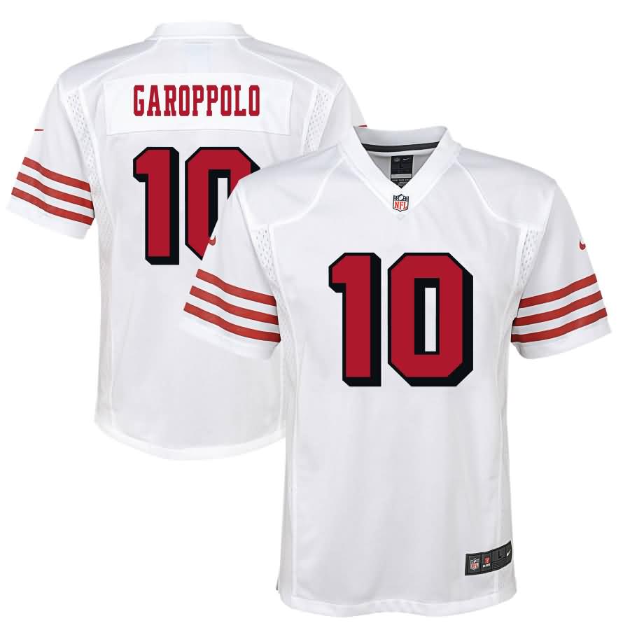 Jimmy Garoppolo San Francisco 49ers Nike Youth Color Rush Player Game Jersey - White