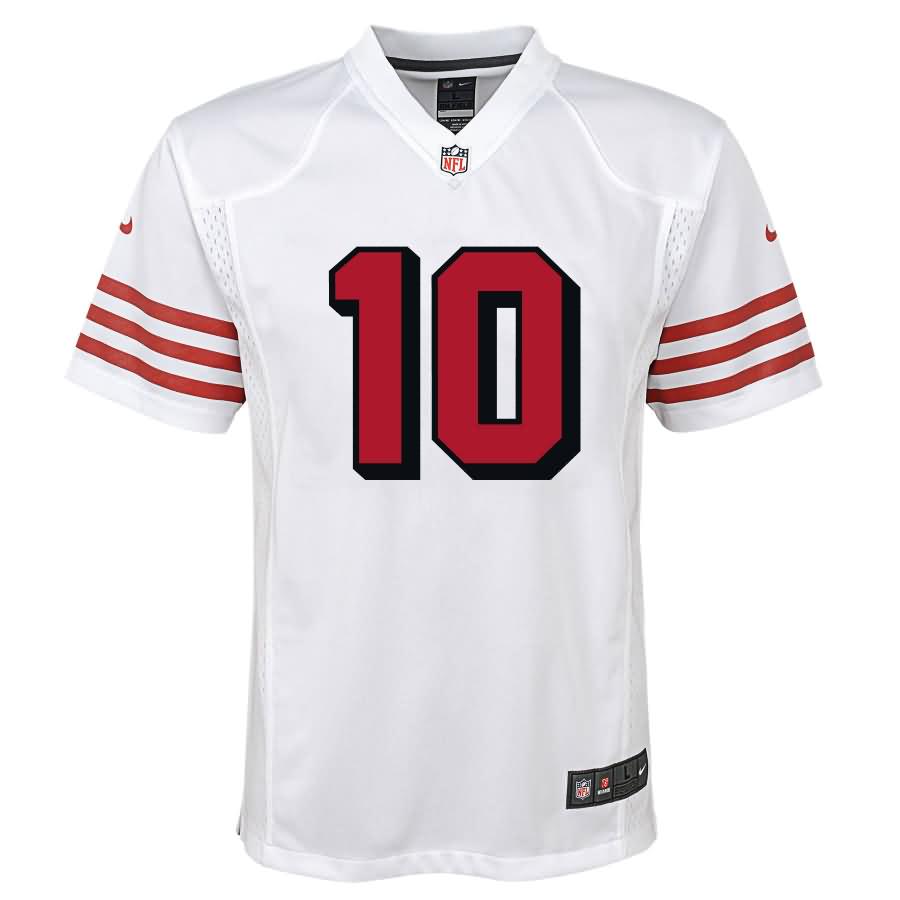 Jimmy Garoppolo San Francisco 49ers Nike Youth Color Rush Player Game Jersey - White