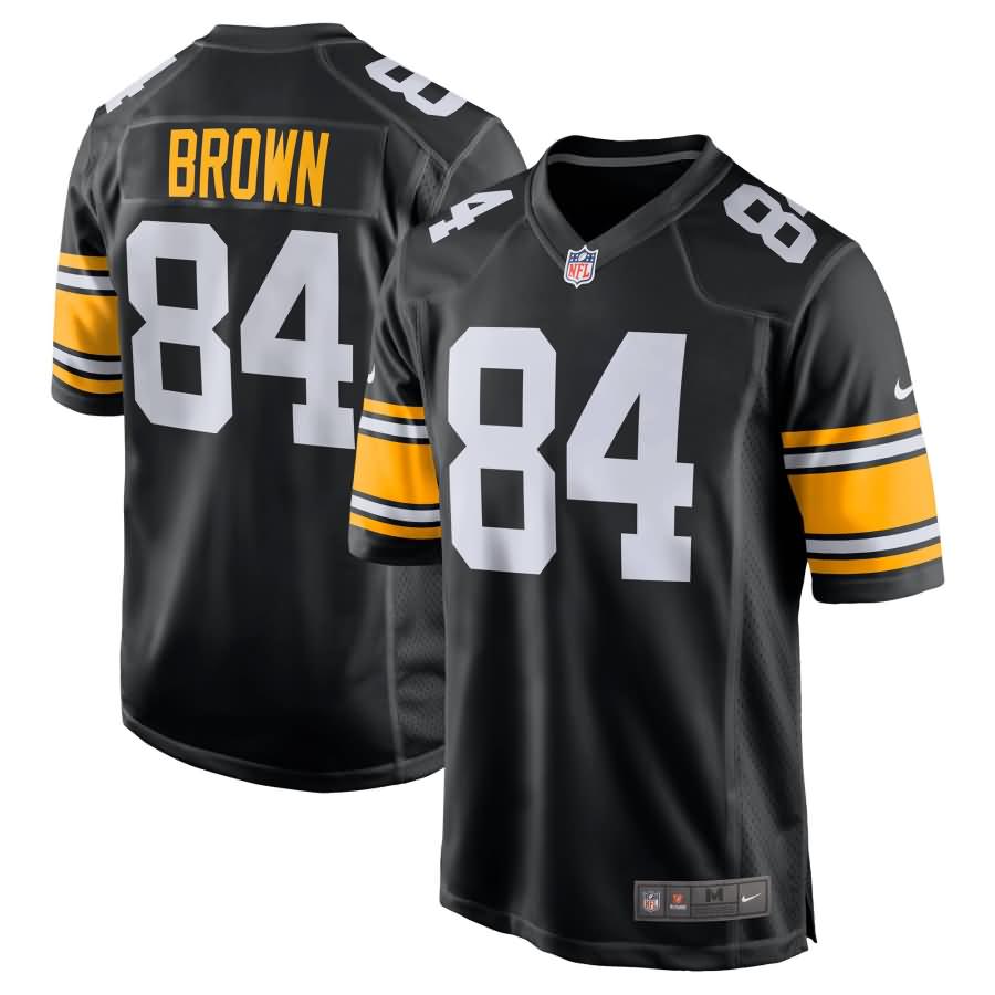 Antonio Brown Pittsburgh Steelers Nike Youth Alternate Game Jersey - Black