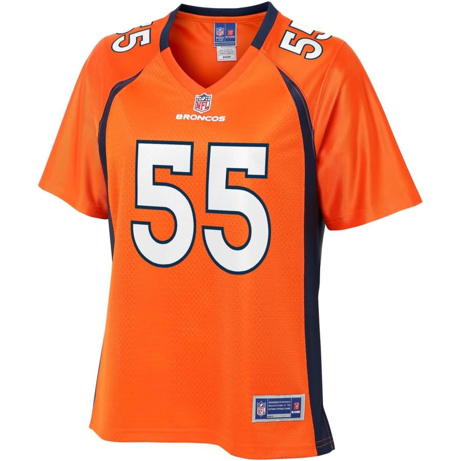 Bradley Chubb Denver Broncos NFL Pro Line Women's Player Jersey - Orange