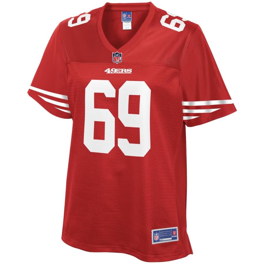 Mike McGlinchey San Francisco 49ers NFL Pro Line Women's Player Jersey - Scarlet