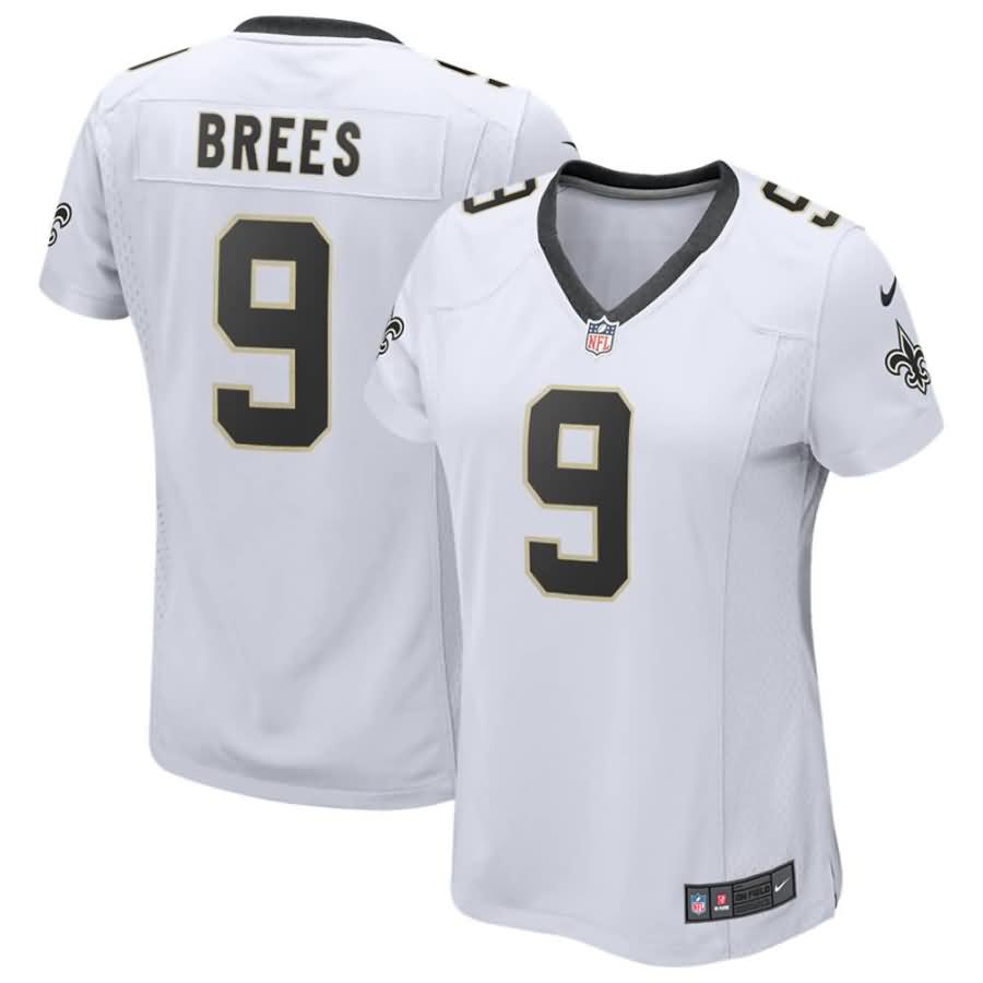 Drew Brees New Orleans Saints Nike Women's Game Player Jersey - White